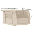 thumbnail image 4 of Akro-Mils 12 Pack AkroBins Plastic Storage Bins, Space-Saving Organizers, Stone, 4 of 10