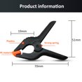 thumbnail image 2 of Spring Clamp Plastic Practical Adjustable Heavy Duty Clamp Backdrop Clamp for Home, 2 of 10