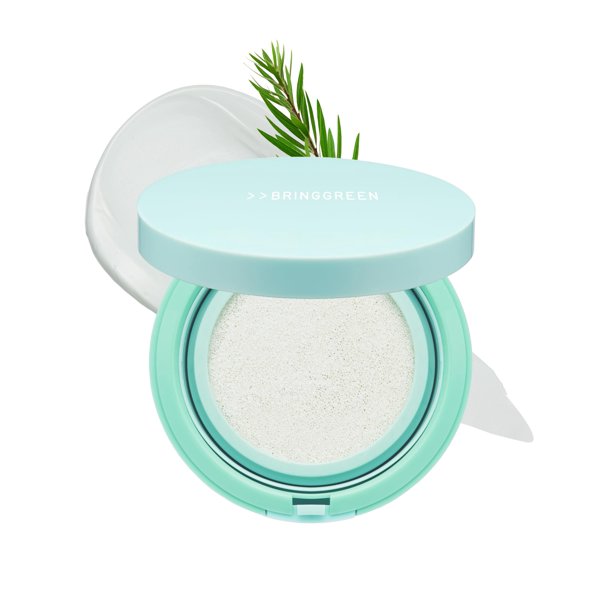 Cojín solar BRING GREEN Tea Tree CICA Facial SPF 50+ PA++++
