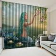 thumbnail image 4 of MesaSe Rideau avec Motif Vue sur la Mer Décoration Rideau Imprimé Lavable en Machine, 4 of 10