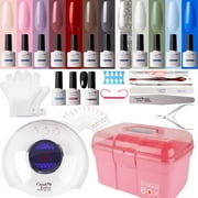 Candy Lover Gel Nail Polish Kit with LED UV Lamp, Natural Quick Dry Longer-lasting Gel Nail, 12 Colors Gel Nail Kit with Dryer, Nail Polish Set Gift for Teen Girls Lady Woman DIY Manicure - Best Reviews Guide
