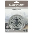 thumbnail image 2 of Farberware Chrome Stainless Steel Kitchen Sink Strainer, 2 of 2