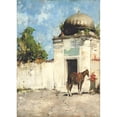 thumbnail image 3 of Alberto Pasini 11x14 Black Modern Framed Museum Art Print Titled - The Sentinel, 3 of 5
