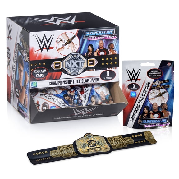WWE Championship Title Slap Bands - Series 3 Adrenaline Collection Blind Bag, Children Ages 3