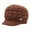 czb# Coffee293, variant on Scarf Hat Set Solid Color Classic Knit Skull Cap With Foldable Brim Thickened Thermal Ear Warmer Windproof Knitted Hat,Coffee,One Size