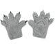 thumbnail image 5 of Guantes de animales para hombres y mujeres, accesorios de cosplay, guantes de peluche con forma de pata de gatito para adultos Gris, 5 of 9