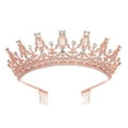 thumbnail image 1 of Corona para mujer, tiara de boda, tocado de novia para quinceañera, tiara para fiesta Estilo D, 1 of 9