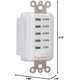thumbnail image 5 of Temporizador electrónico de apagado automático con cuenta regresiva para pared de 5/15/30/45/60 minutos Intermatic EI205W, color blanco, 5 of 5