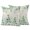 Green, variant on Outdoor Pillow Covers 20x20 Set of 2, Green Eucalyptus Leaves Waterproof Patio Throw Pillow Covers for Couch Sofa Chair, Daisy Summer Botanical Farmhouse Decorative Pillowcases for Throw Pillows