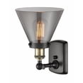 thumbnail image 2 of 916-1W-BAB-G43 Innovations Lighting Cone - 1 Light Wall Sconce In Industrial Style-13 Inches Tall and 8 Inches Wide-Black Antique Brass Finish-Light, 2 of 2