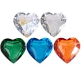 thumbnail image 3 of KAKOWELY 5 piezas de decoración colgante de cristal en forma de corazón, adorno de cristal para árbol colgante de cristal, 3 of 5