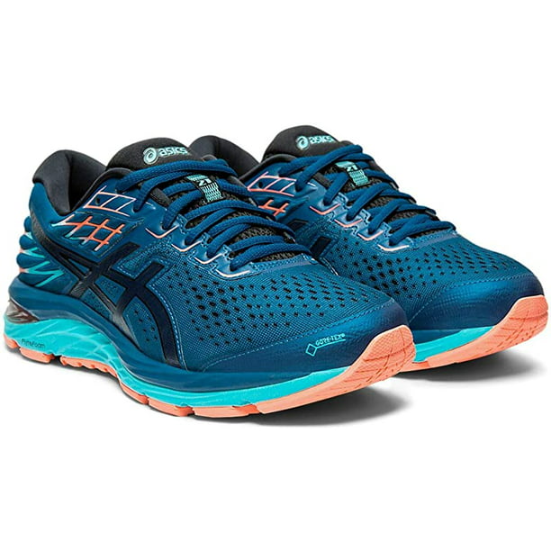 capítulo eficiencia compañero ASICS Women's Gel-Cumulus 21 GTX Running Shoes, Blue/Midnight, 9.5 B(M) US  - Walmart.com