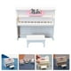 thumbnail image 2 of FELTECHELECTR Juego de Mini Taburete de Piano de Casa de Plástico Mini Piano Decoración Mini Muebles, 2 of 6
