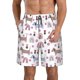 thumbnail image 1 of Balery Cute Dog Traje de Baño Estilo Hawaiano para Hombre, Shorts de Secado Rápido con Bolsillos-Medium, 1 of 6