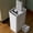 White Standard2441, variant on Flat Mop System, Microfiber Mop and Bucket Set, White, Commercial & Household Use, Hardwood Floor & Wall Cleaning Mop with Long Handle, 4 Microfiber Pads