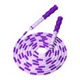 thumbnail image 1 of Cuerdas de saltar con cuentas para hacer ejercicio: entrenamiento divertido y de estilo vintage con ejercicios para adultos y niños, pelota grande rosa + bloque de pesas, 1 of 5