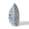 thumbnail image 6 of Antlered Garden Throw Pillow in Blue 16 x 16 with removable cover, 6 of 6