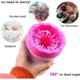 thumbnail image 2 of Nettoyant pour Pattes de Chien, Nettoyant Portable pour Pieds d'Animaux, Toilettage Portable pour Pattes de Chien, Nettoyant pour Pattes d'Animaux (Rose Rouge 17 cm, 2 of 5