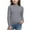 Gray1, variant on LIaqionyy Girls Turtleneck Fleece Sweaters Kids Casual Long Sleeve Mock Neck Pullover Cable Knit Sweater Tops Fall Clothes