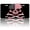 American Flag Skull, variant on USA 250th Anniversary License Plate, Personalized American Flag Car Front License Plate Cover, Car Decor Accessory Stainless Aluminum Metal Rust-Proof Car Plate Novelty Vanity Tag 6 X 12 Inch