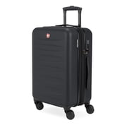 SWISSGEAR Stride Hardside Carry-On Spinner, Black