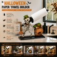 thumbnail image 5 of Halloween Paper Towel Holder, 7 Inch Standing Paper Towel Holder with Base Vintage Halloween Decor Spooky Halloween Decor for Kitchen Countertop Fall Halloween Decor for Home, 5 of 5