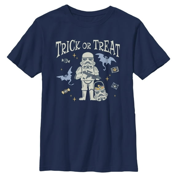 Boys Star Wars Trick Or Treat Stormtrooper T Shirt