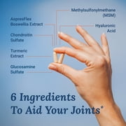 Live Conscious MoveWell Joint Support Supplement for Adults - Glucosamine Chondroitin with MSM, Hyaluronic Acid & ApresFlex Boswellia - 90 Capsules