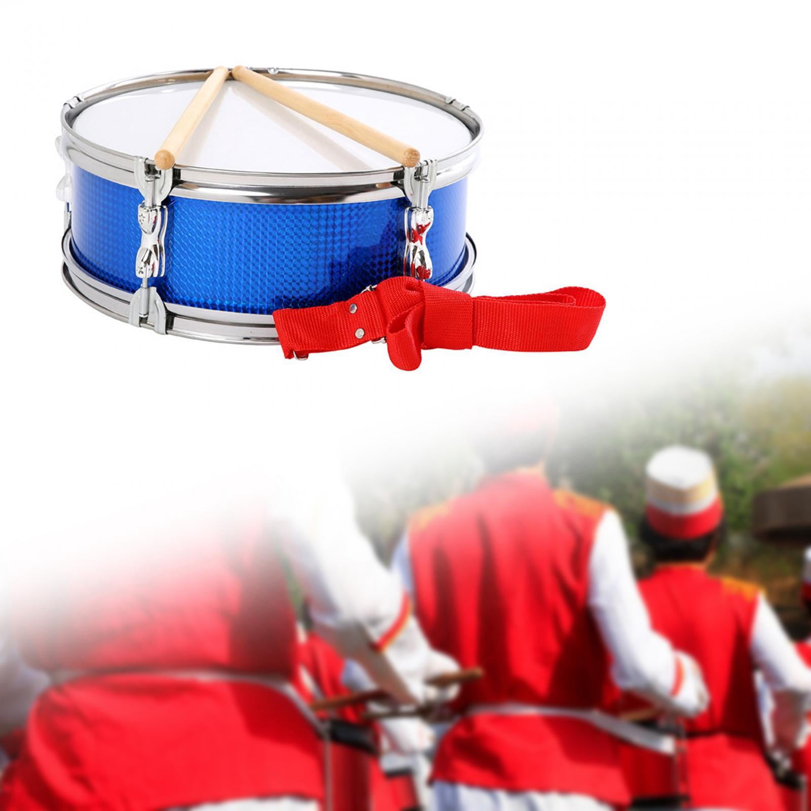 STARTIST 13" Snare Drum Music Drums Lightweight Educational Toy Musical Instruments Percussion Instrument for Boys Girls Kids Children Blue