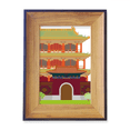 thumbnail image 1 of Marco de imagen Unbranded Arquitectura histórica de China patron tradicional marco de escritorio, 1 of 4