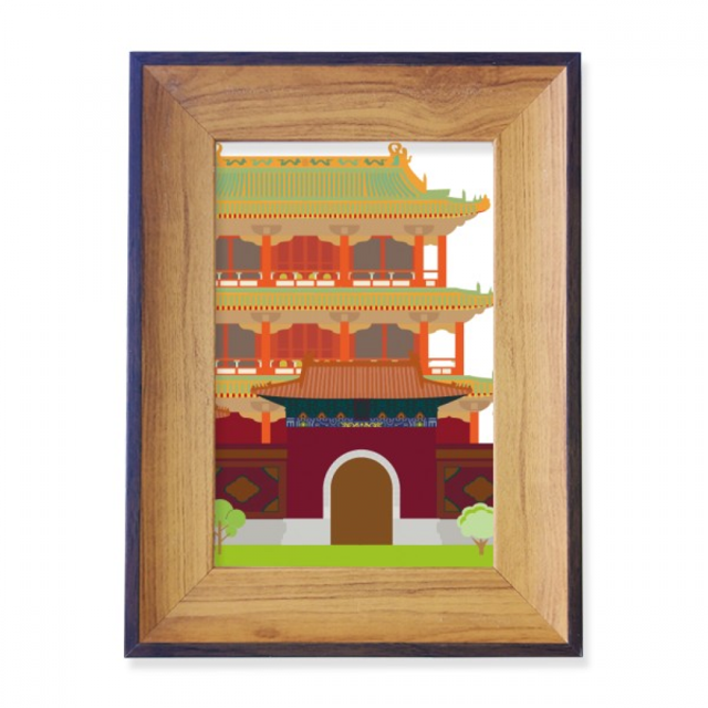 Marco de imagen Unbranded Arquitectura histórica de China patron tradicional marco de escritorio