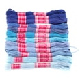 thumbnail image 4 of Embroidery Thread Set, Sturdy Polyester Thread Colorful Exquisite Practical 12Pcs  For DIY Craft For Handicrafts Tool Purple Series,Green Series,Blue Series, 4 of 8