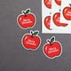 thumbnail image 4 of Decoraciones navideñas, 200 pegatinas de manzanas navideñas, pegatinas decorativas para envoltorios de regalo, fundas de móvil, vasos, etc. Pegatinas navideñas de plástico con forma de manzana., 4 of 9