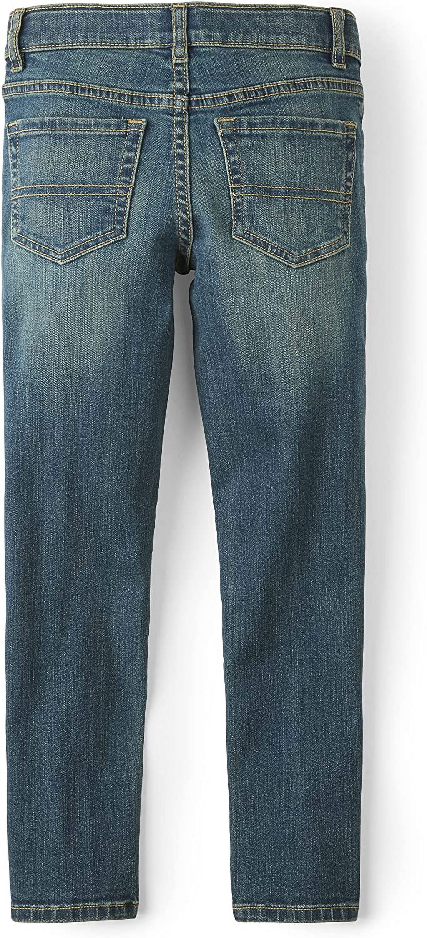 The Children's Place Boys Straight Fit Denim Jeans, 4-Pack, Sizes 4-18