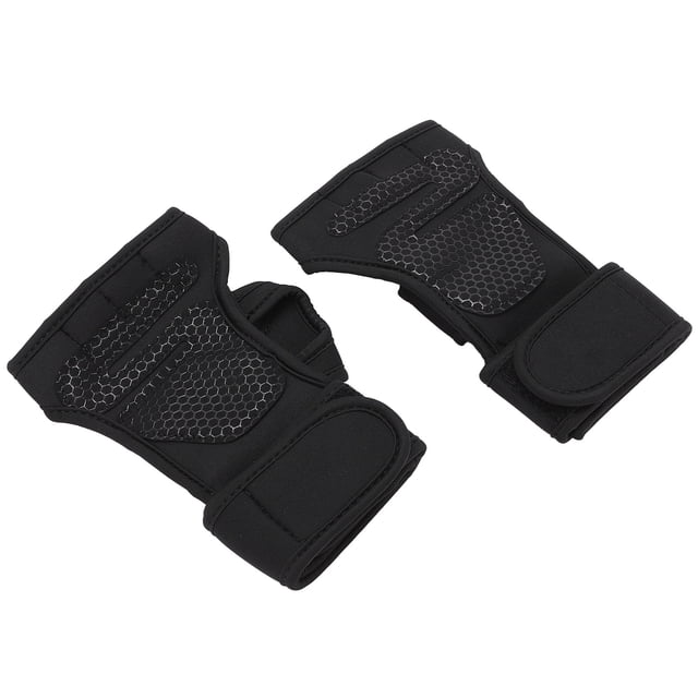 Gym Hand Palm Protector Gloves, Elastic Weight Lifting Training Gloves Breathable 1 Pair For Workout