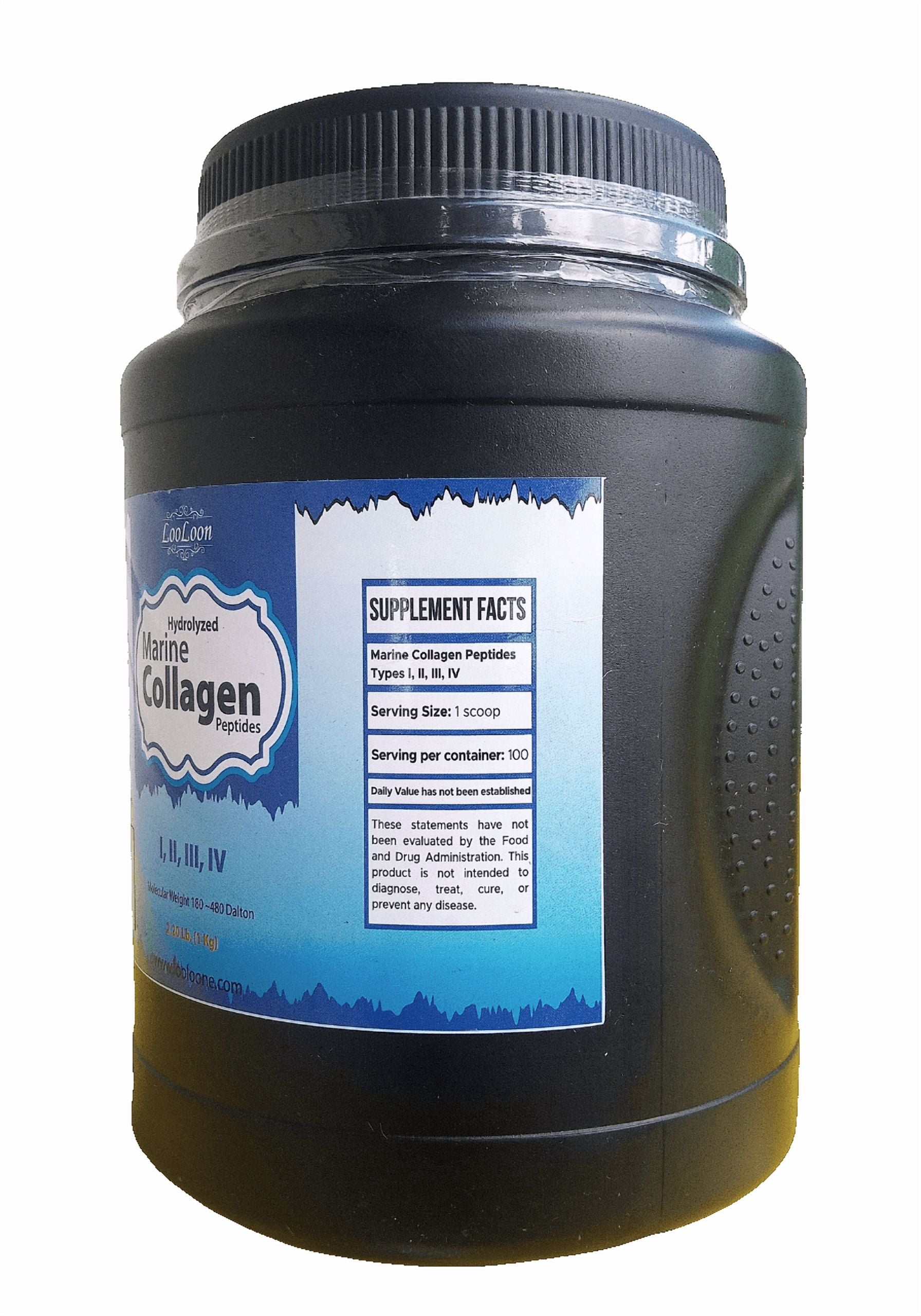 Marine Collagen Peptides Powder, 1 Kg – Hydrolyzed, Pure & Unflavored - Premium Protein from Fish