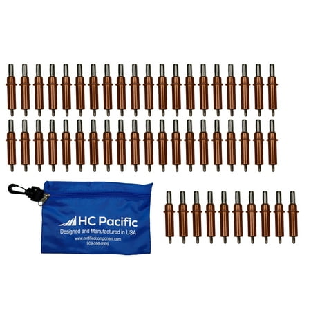 

50 each C1/8 Cleco Fasteners & Pouch (Drill Size #30 Grip 0-1/4 ) Made in USA