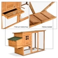 thumbnail image 4 of Lovupet 72" Deluxe Wooden Chicken Coop Backyard Nest Box Pet Cage Rabbit Hen Hutch, 4 of 9