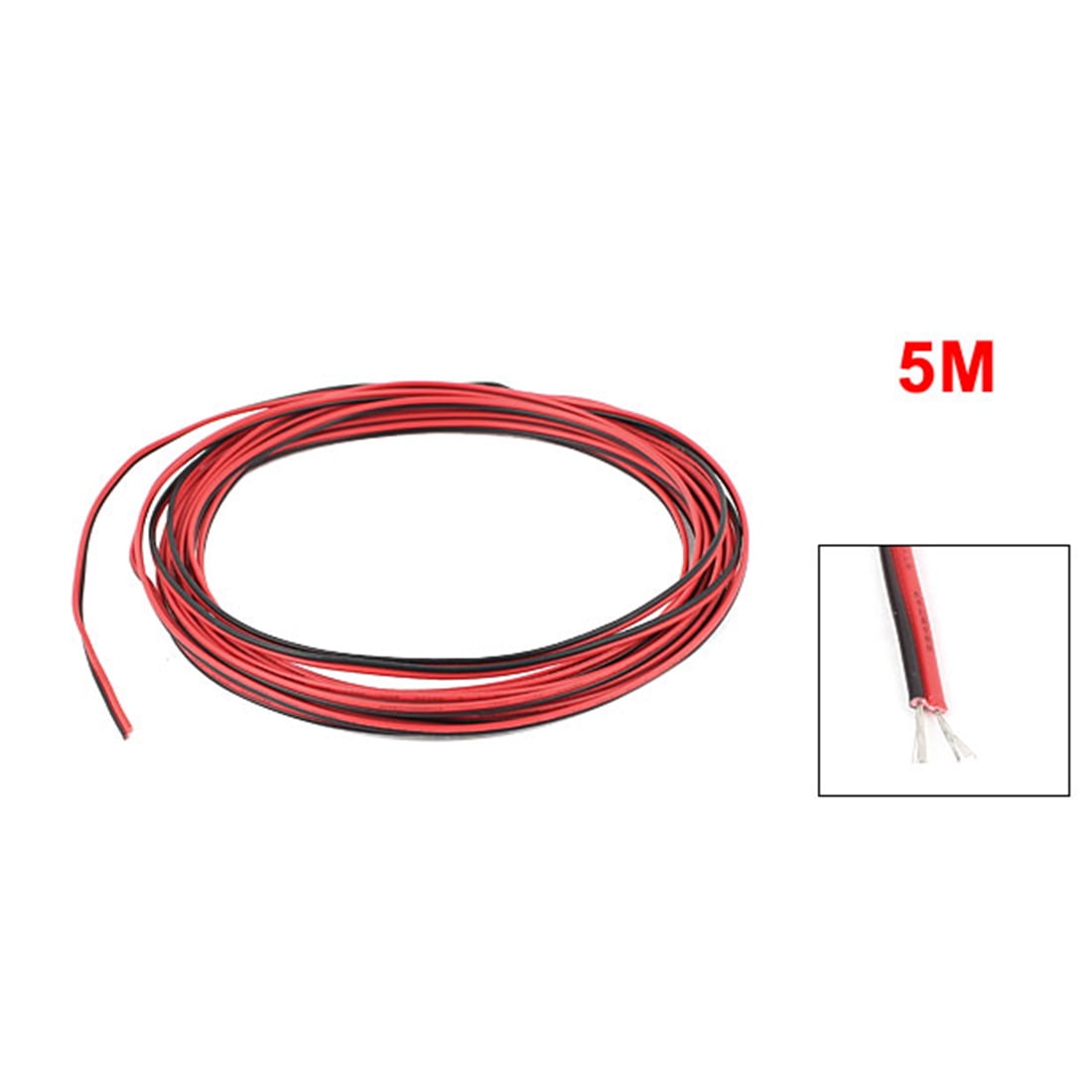 Speaker Cable Red Black Boxing Cable 12V LED Line 1m 0.5-1.5mm2 2 Adrig