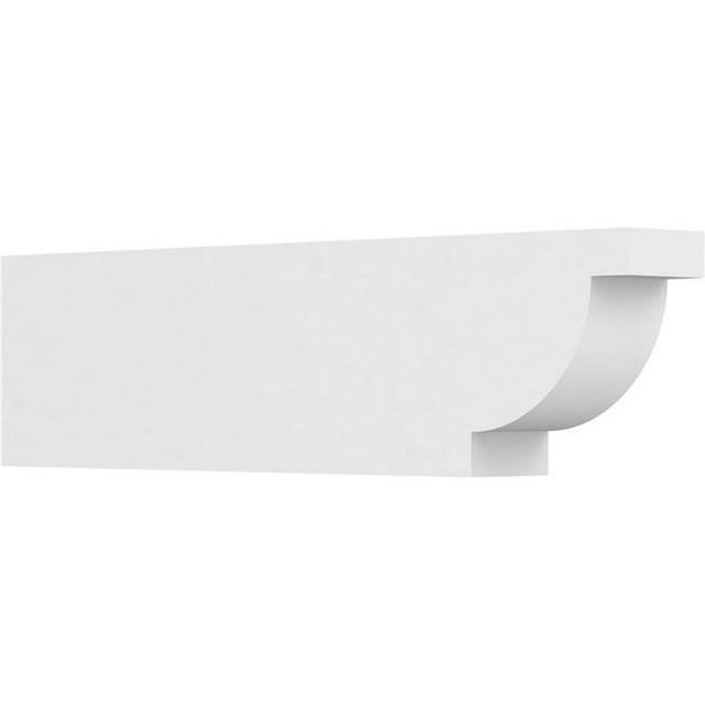 Ekena Millwork RFTP04X08X30ALP 8 x 4 x 30 in. Queue de Chevron en PVC de Qualité Architecturale Standard