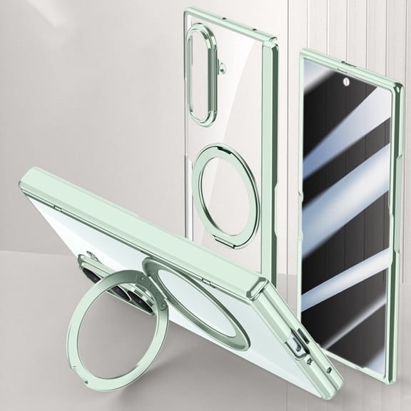 Dteck Case for Samsung Galaxy Z Fold 7 with Privacy Screen Protector&360 Rotating Magnetic Kickstands&Hinge Protection,Full-Body Shockproof Protective Clear Cover for Galaxy Z Fold 7,Mint