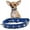 Blue, variant on Mumup Spiked Dog Collars for Small Dogs, Rivet Spike Cat Collar Pu Faux Leather Stud Studded Puppy