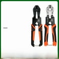 thumbnail image 2 of 8-Inch Compact Steel Wire Cutter - Heavy-Duty Mini Cable Cutter for Cutting Steel Wires, Nails, Ropes & Seals - Durable High-Quality Steel Construction - Easy-to-Use Design for Professionals & DIY, 2 of 6