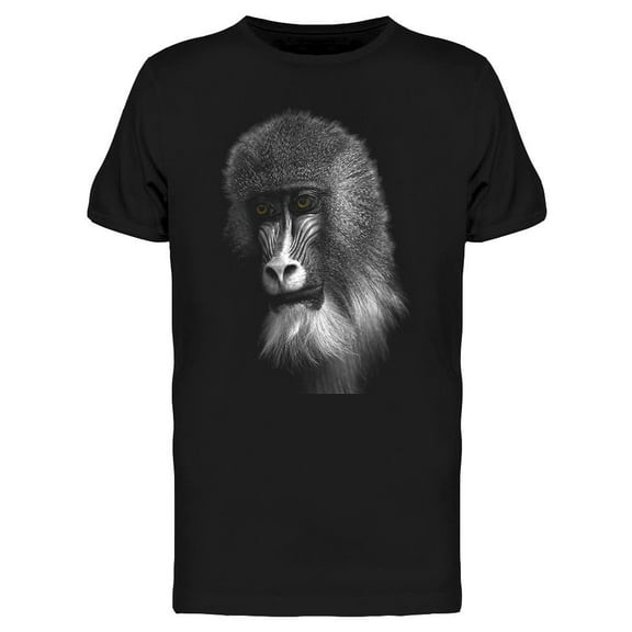Sad Monkey In Darkness  T-Shirt Men -Image by Shutterstock, Male Small