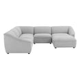 thumbnail image 3 of Modway Comprise 6-Piece Sectional Sofa in Light Gray, 3 of 10