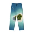 thumbnail image 4 of Daiia Paradise Island Men's Sleep Pant with Pockets and Drawstring,Pajama Pants-X-Large, 4 of 9