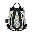 thumbnail image 2 of FORMRS Women's Travel Backpack Purse Anti-Theft Hidden Pockets Casual Shoulder Bag, Blue Floral, 2 of 7
