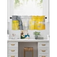 thumbnail image 5 of Valances for Windows Abstract Graffiti Rod Pocket Cafe Window Treatments Valance Curtains for Kitchen Bathroom Laundry Basement Windows 42"x12", 5 of 9