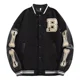 thumbnail image 1 of Chamarra De Calle Unisex Ropa Deportiva De Cuero Bordada, 1 of 8