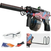 iTechjoy Electric Gel Ball Blaster with Infrared Sight 10000 Gel Balls - High Performance Assembled Water Bead Gun - Gel Shoot Toy Gun